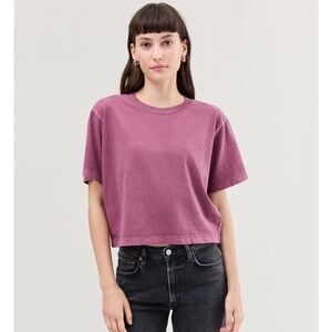 RED Richer Poorer The Relaxed Cropped Tee